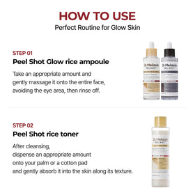 Dr.Melaxin toner applied on skin demonstrating quick absorption and glow