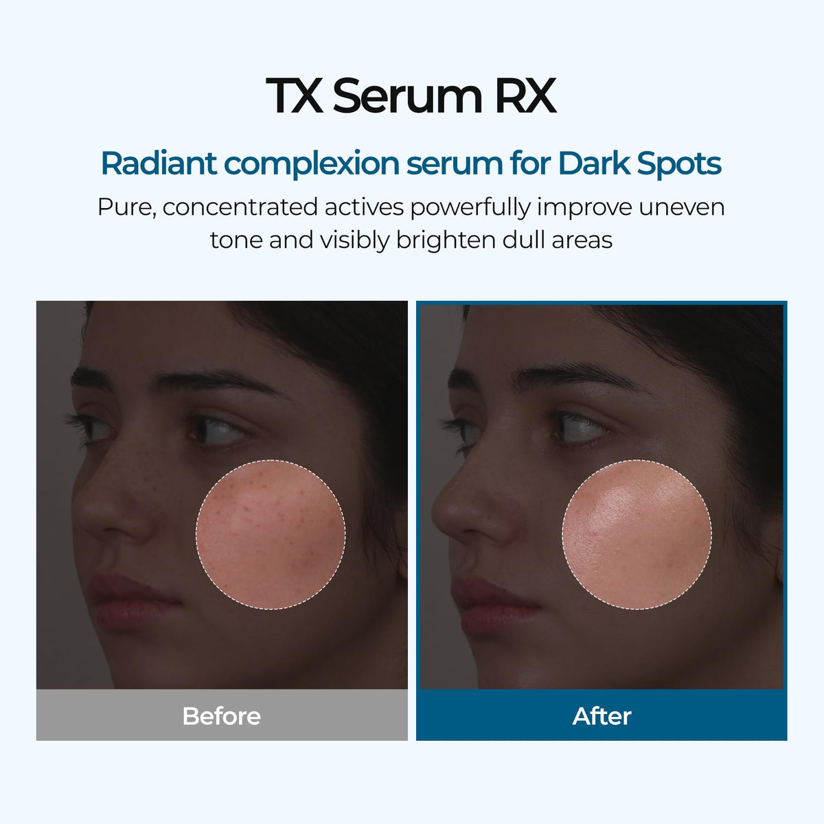 Dr.Melaxin dropper dispensing serum demonstrating precise dosage control