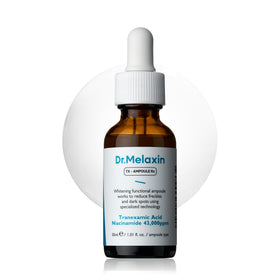 Dr.Melaxin ampoule front packaging showing clean design and brand trust