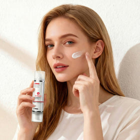 DR.MOPICK cream in hand showing size and easy daily application