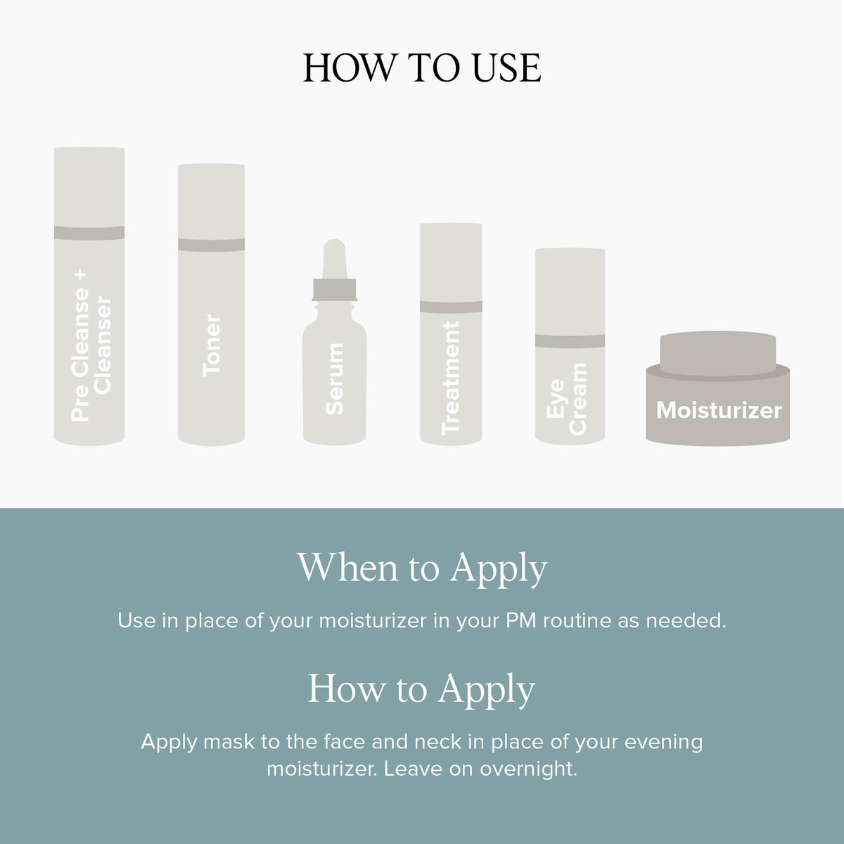 DRMTLGY hand applying mask to show easy spreadability and quick absorption