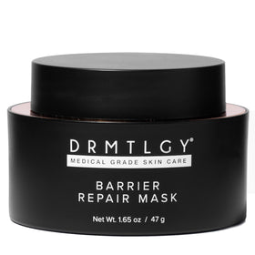 DRMTLGY jar front view showing sleek packaging and product name for trust