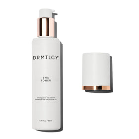 DRMTLGY toner front packaging showing label and bottle benefits