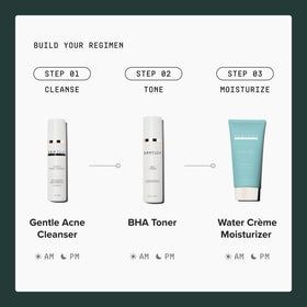 DRMTLGY bottle in hand showing size scale and travel-friendly benefit