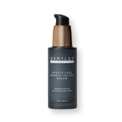 DRMTLGY front packaging showing serum bottle and branding for shelf appeal