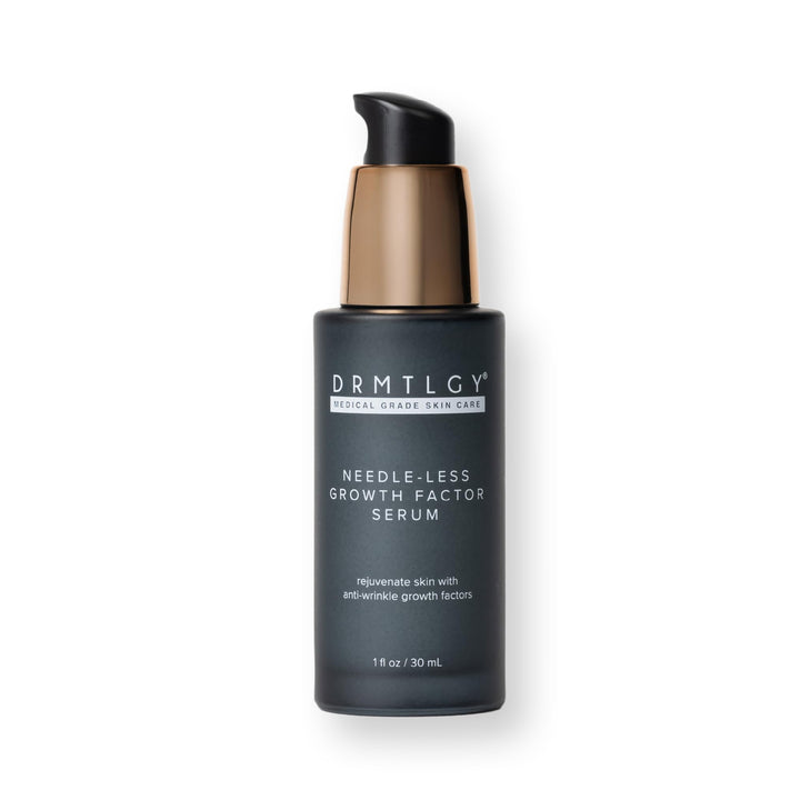 DRMTLGY front packaging showing serum bottle and branding for shelf appeal