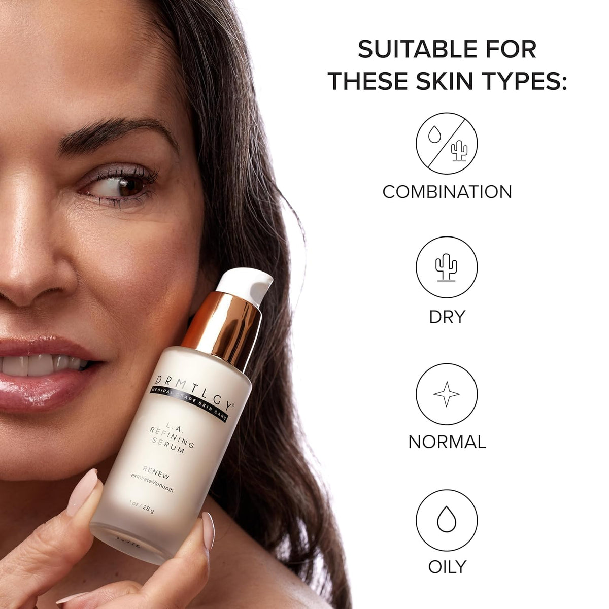 DRMTLGY label highlighting licorice root extract brightening benefit