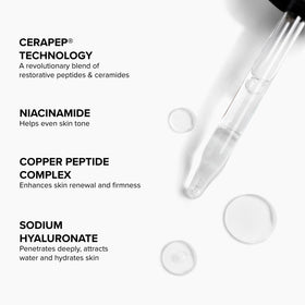 DRMTLGY product label with ingredient highlights for clarity