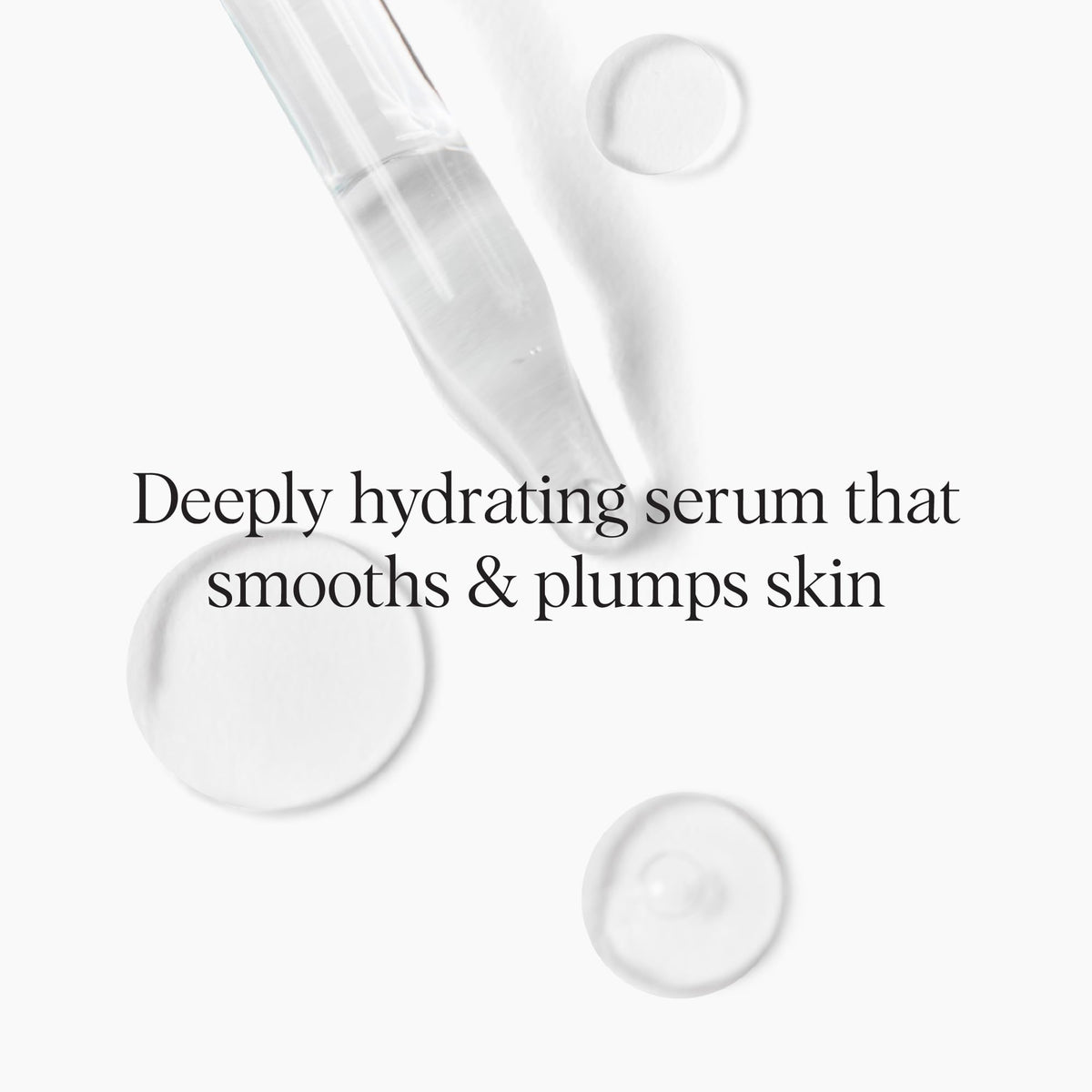 DRMTLGY silky serum texture close-up for fast absorption