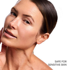 DRMTLGY applied on model delivering natural, radiant skin finish