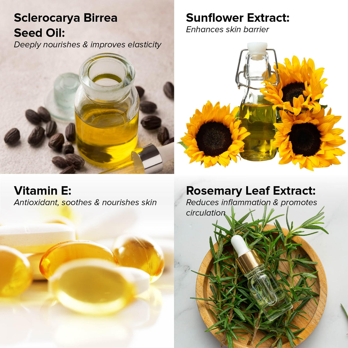 DRMTLGY pre-cleansing oil close-up label highlighting botanical ingredients benefit