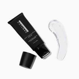 DRMTLGY cooling stainless-steel roller close-up for soothing application benefit