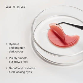 DRMTLGY serum on finger showing lightweight absorption benefit