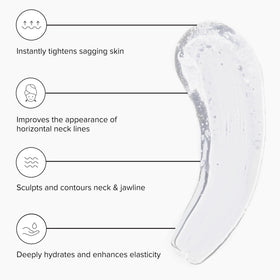 DRMTLGY serum texture on fingertip showing lightweight hydration and quick absorption