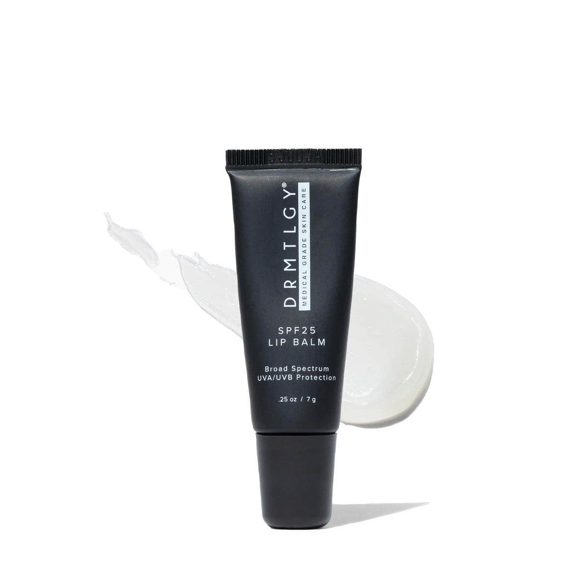 DRMTLGY front packaging showing SPF 25 and compact benefits