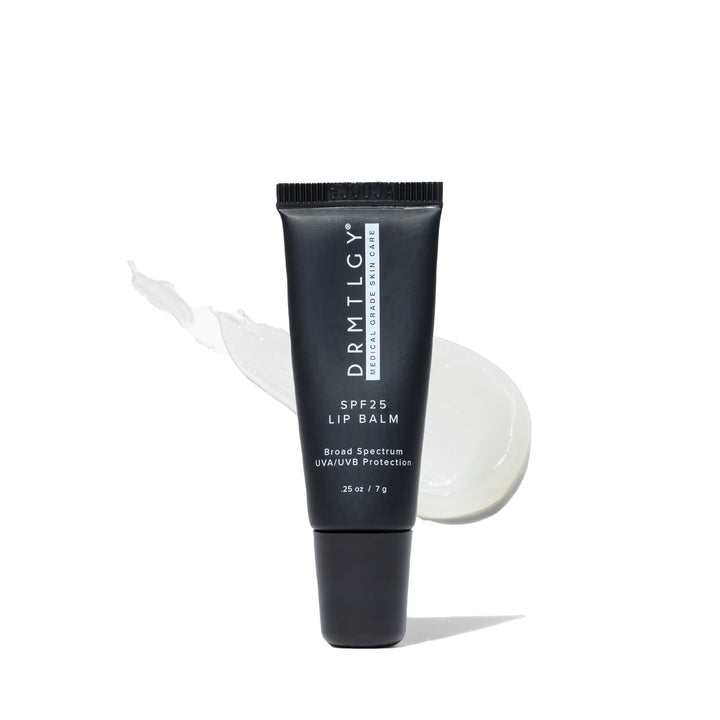 DRMTLGY front packaging showing SPF 25 and compact benefits