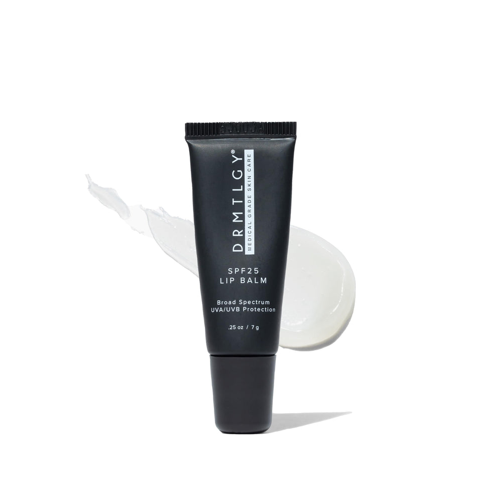 DRMTLGY front packaging showing SPF 25 and compact benefits