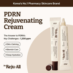 Dr.Reju-All LC-Ceramide Barrier Cream texture swipe showing rich non-greasy hydration and barrier support