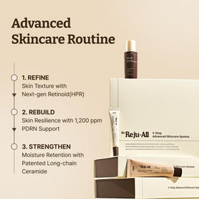 Dr.Reju-All applying Retino-Mela serum to hand to demonstrate lightweight layering and easy absorption