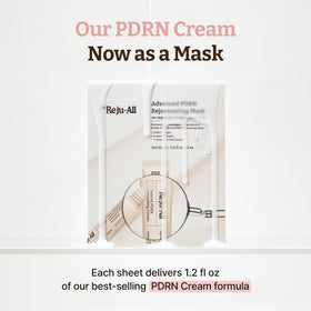 Dr.Reju-All mask applied on model face illustrating even hydration