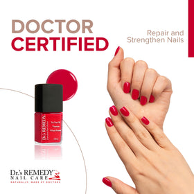 Dr.'s Remedy label detail highlighting ingredients and doctor-formulated benefit