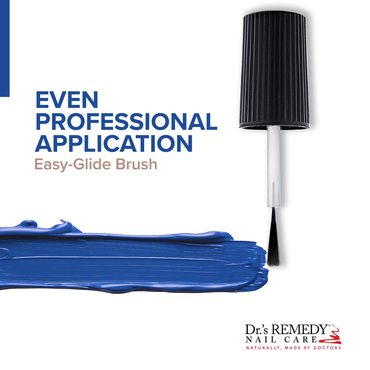 Dr.'s Remedy polish texture close-up revealing glossy, quick-dry formulation