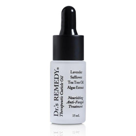 Dr.'s Remedy bottle front view showing label and compact size benefits