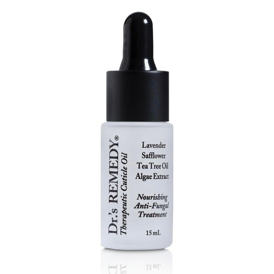 Dr.'s Remedy bottle front view showing label and compact size benefits