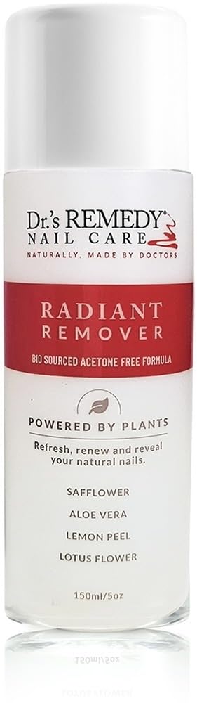 Dr.'s Remedy front packaging showing bottle and label, communicates gentle removal benefit