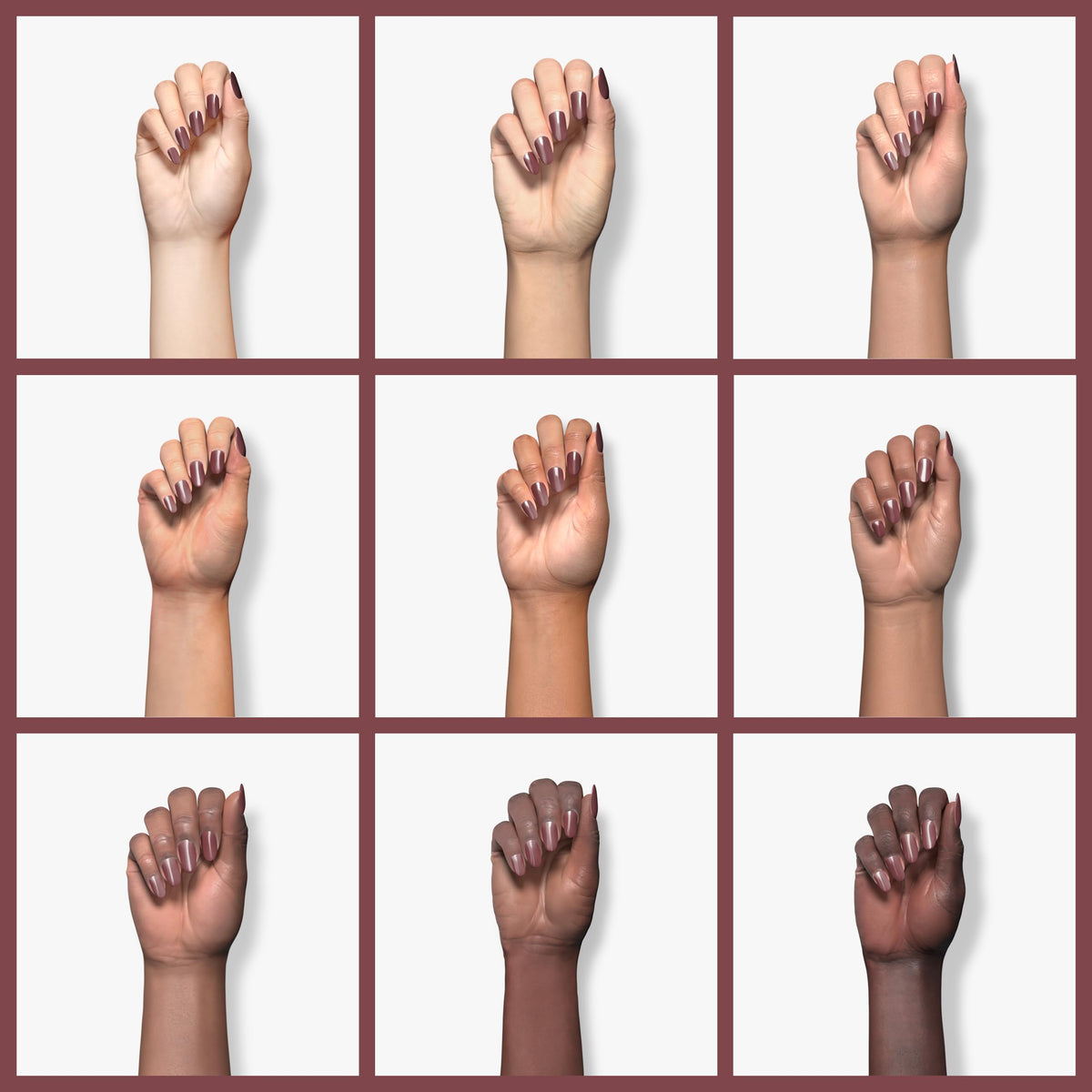 Dr.'s Remedy MELLOW Mauve swatch on fair skin displaying wearable mauve benefit