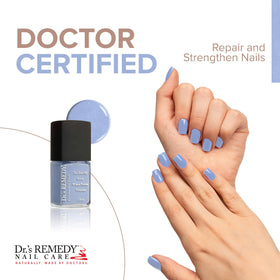 Dr.'s Remedy brush and cap detail highlighting smooth application and precise control