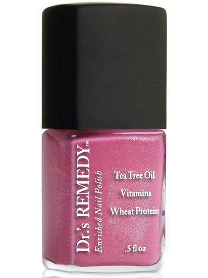 Dr.'s Remedy PLAYFUL Pink front bottle view showing vibrant color and strengthening benefits