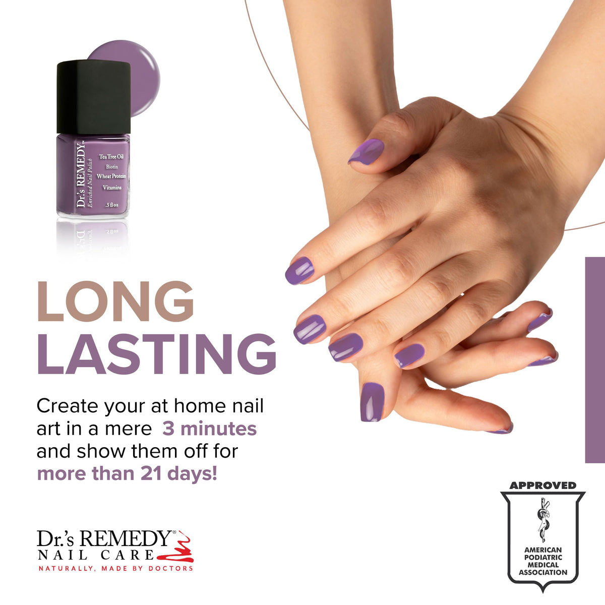 Dr.'s Remedy PLUCKY Plum texture close-up highlighting glossy, hydrating finish