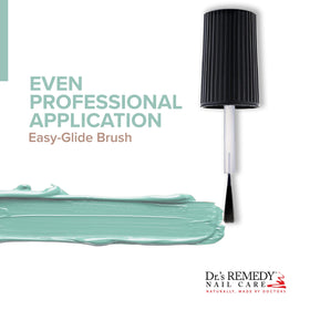 Dr.'s Remedy on natural nails showing strengthened look and reduced breakage benefit