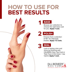 Dr.'s Remedy ingredients arrangement showing botanicals and nourishing benefit