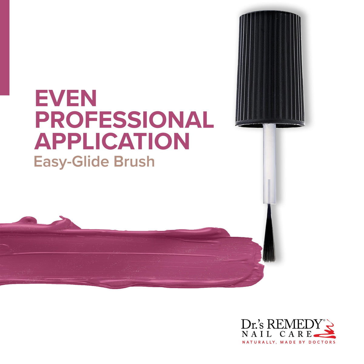 Dr.'s Remedy polish droplet with visible botanical ingredients for nourishing effect