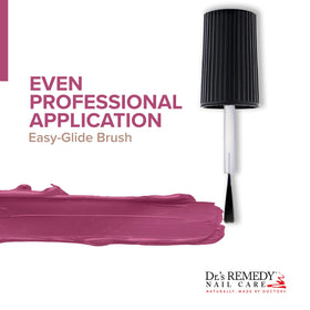 Dr.'s Remedy polish droplet with visible botanical ingredients for nourishing effect