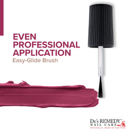Dr.'s Remedy TRUSTING turquoise swatch painted on a fingernail benefit: durable bright finish