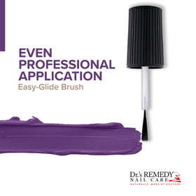 Dr.'s Remedy textured drop of polish showing smooth consistency and shine