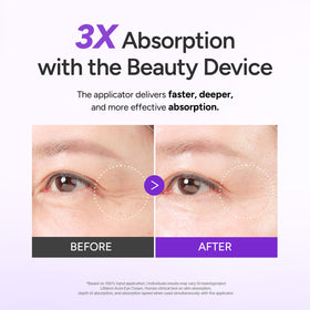 Dr.twentyproject cream texture on fingertip showing smooth, lightweight hydration