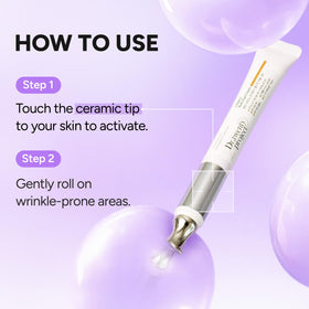 Dr.twentyproject size scale comparison with coin showing compact 20 ml volume