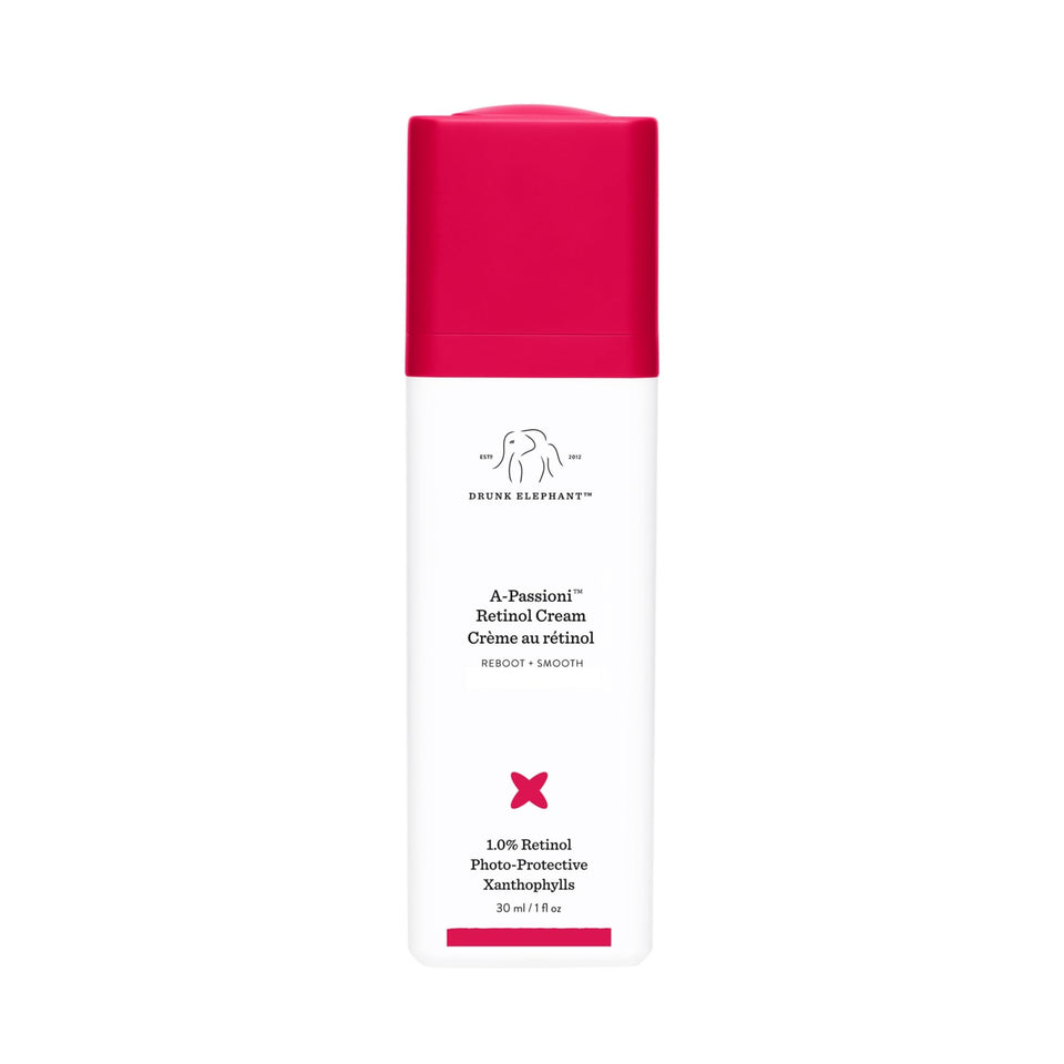 Drunk Elephant front packaging showing label and clean-clinical branding benefits