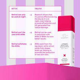 Drunk Elephant cream on bathroom vanity suggesting daily routine and visible renewal
