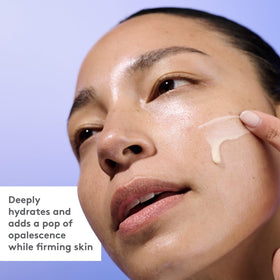 Drunk Elephant Amino Rain pump dispensing serum, demonstrating controlled application benefit