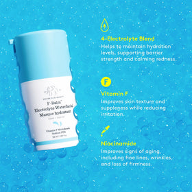 Drunk Elephant cream applied on hand demonstrating spreadability and hydrating feel