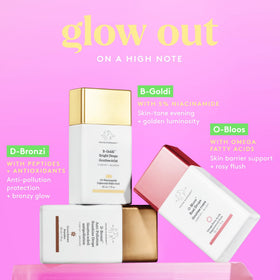 Drunk Elephant applied to cheek in lifestyle scene for natural radiance