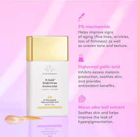 Drunk Elephant serum blended into moisturizer illustrating easy mixability