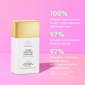 Drunk Elephant close-up serum texture showing smooth luminous finish