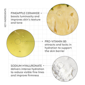 Drunk Elephant applied to face by hand, demonstrates fast moisturizing benefit