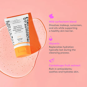 Drunk Elephant Beste No.9 held in hand to show size and travel-friendly benefit